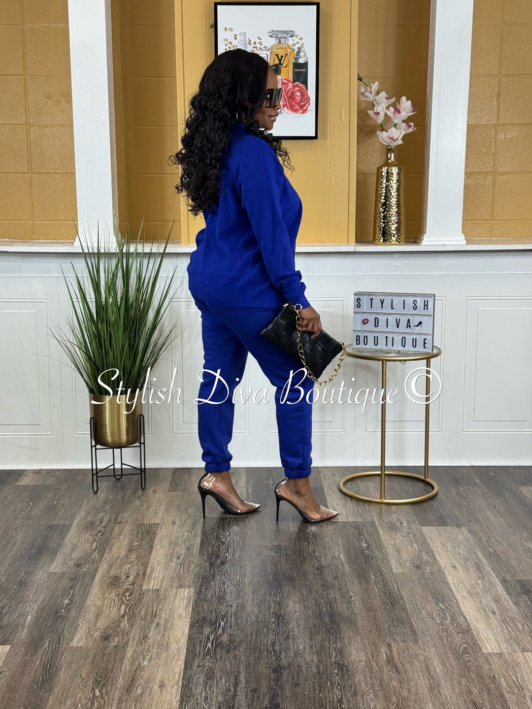 Cozy Luxe Cardigan (Bright Blue)