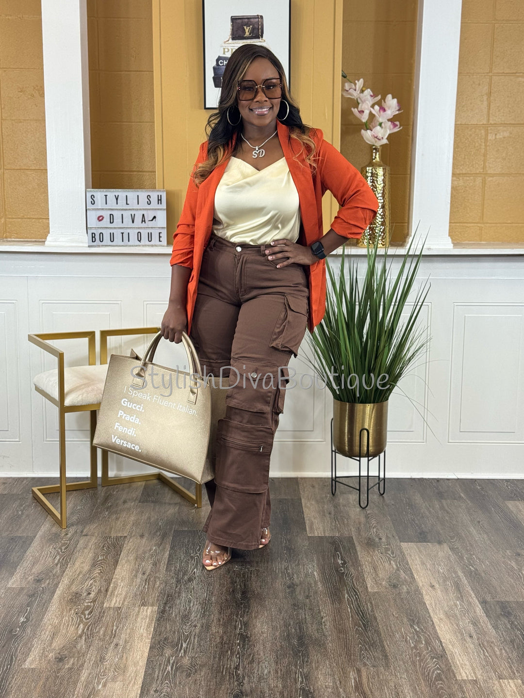 In My Element Cargo Pants (Brown)