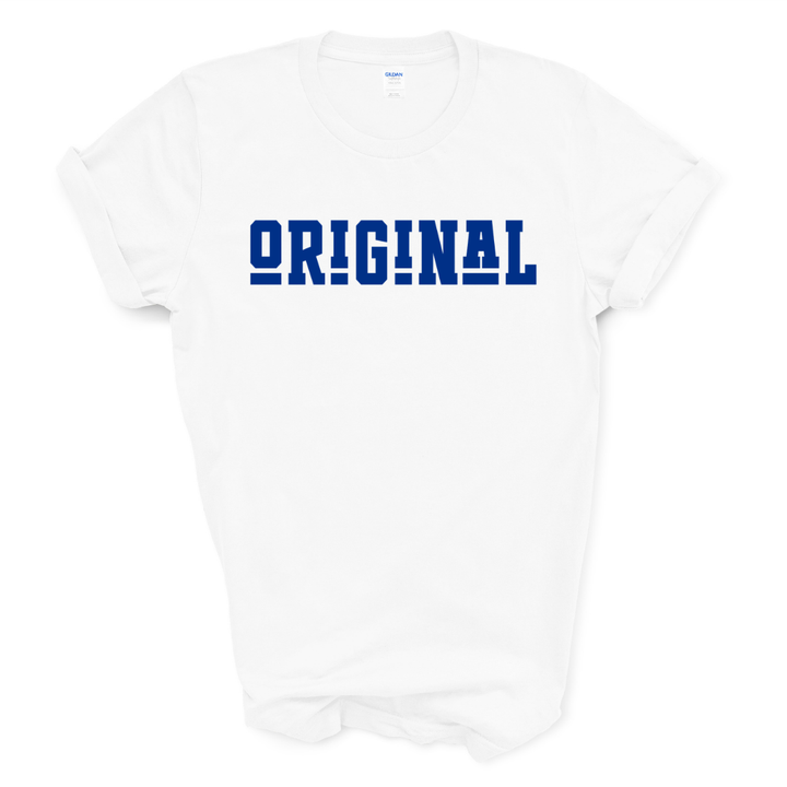 ORIGINAL Signature Graphic Tee (Royal Blue Print)