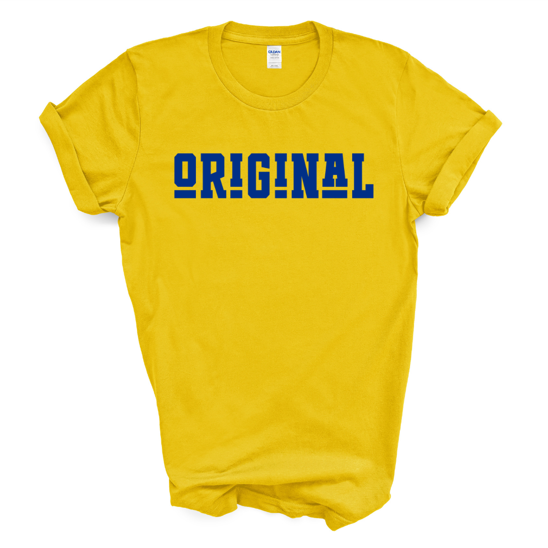 ORIGINAL Signature Graphic Tee (Royal Blue Print)