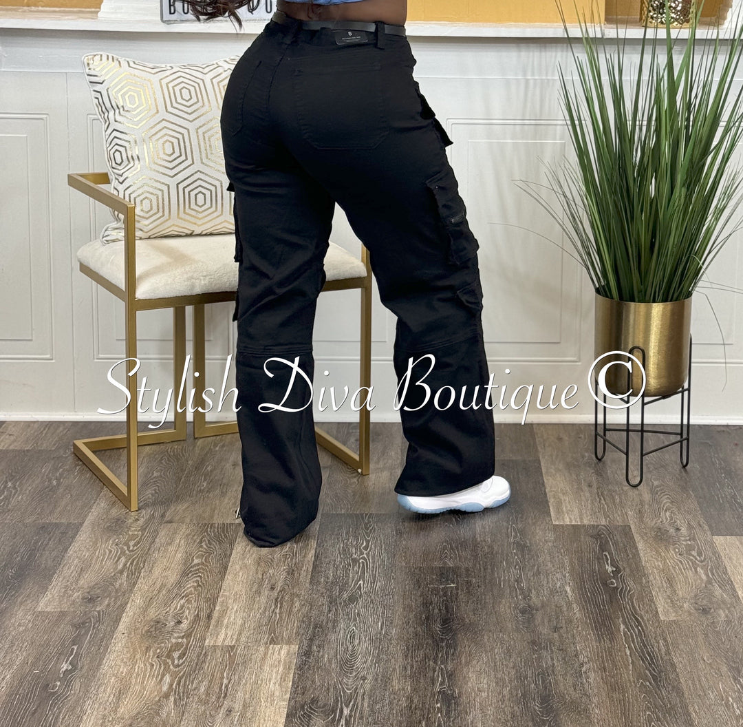 Remember Me Cargo Pants up to 3XL (Black)