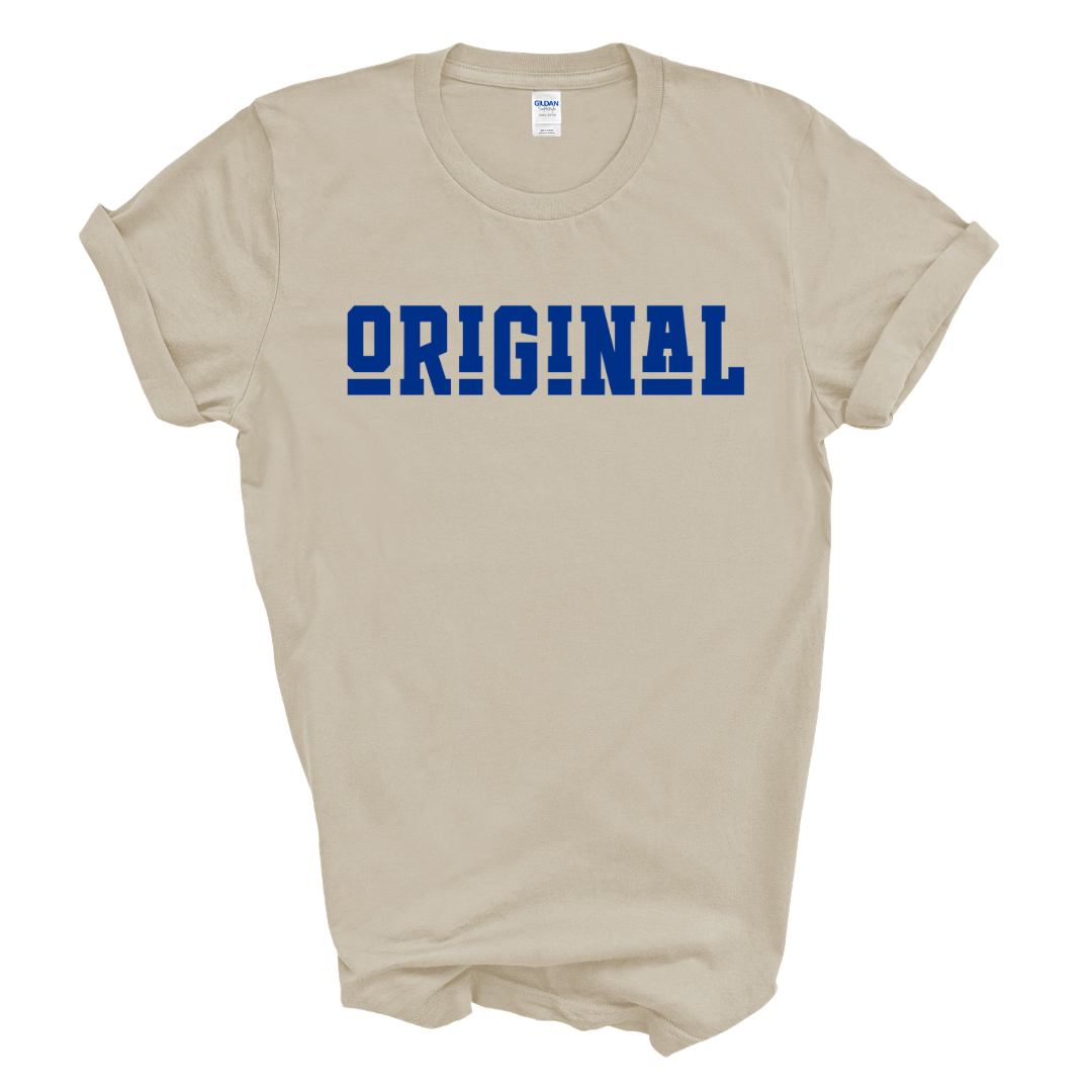 ORIGINAL Signature Graphic Tee (Royal Blue Print)