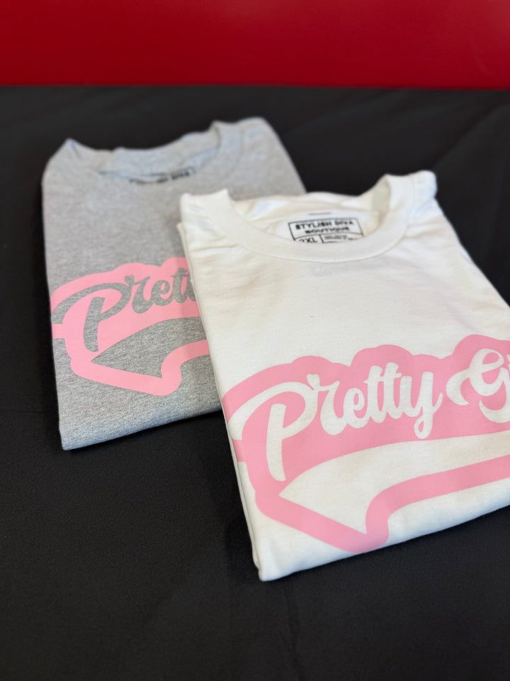 Pretty Girl T-Shirt (Pink Print)