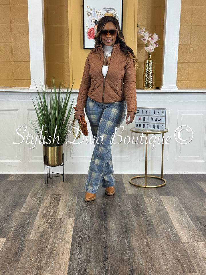 Rowan Quilted Padded Jacket (Camel)