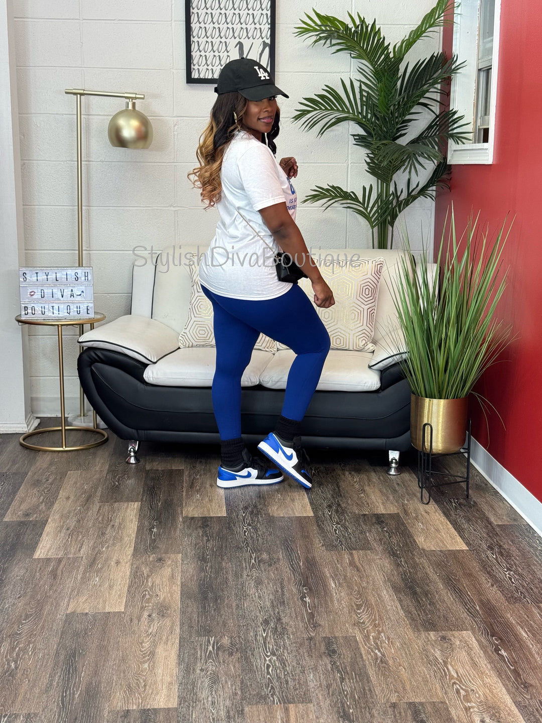 Butter Soft Microfiber Leggings up to 3XL (Royal Blue)