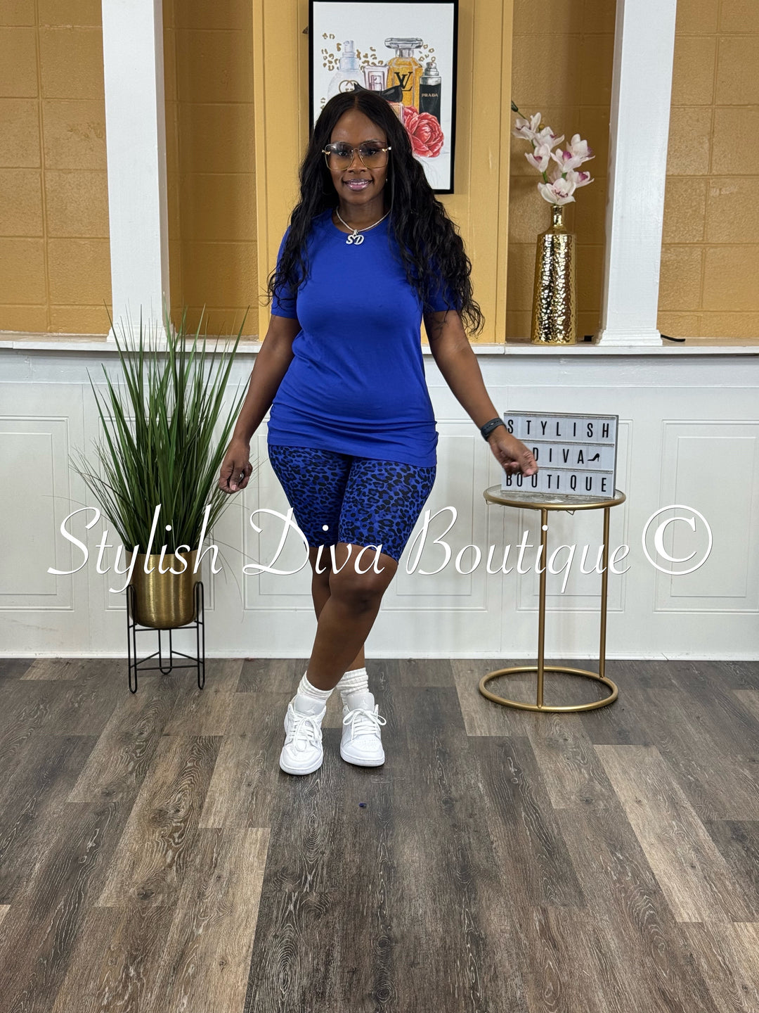 Wild Vibes Leopard Biker Sets