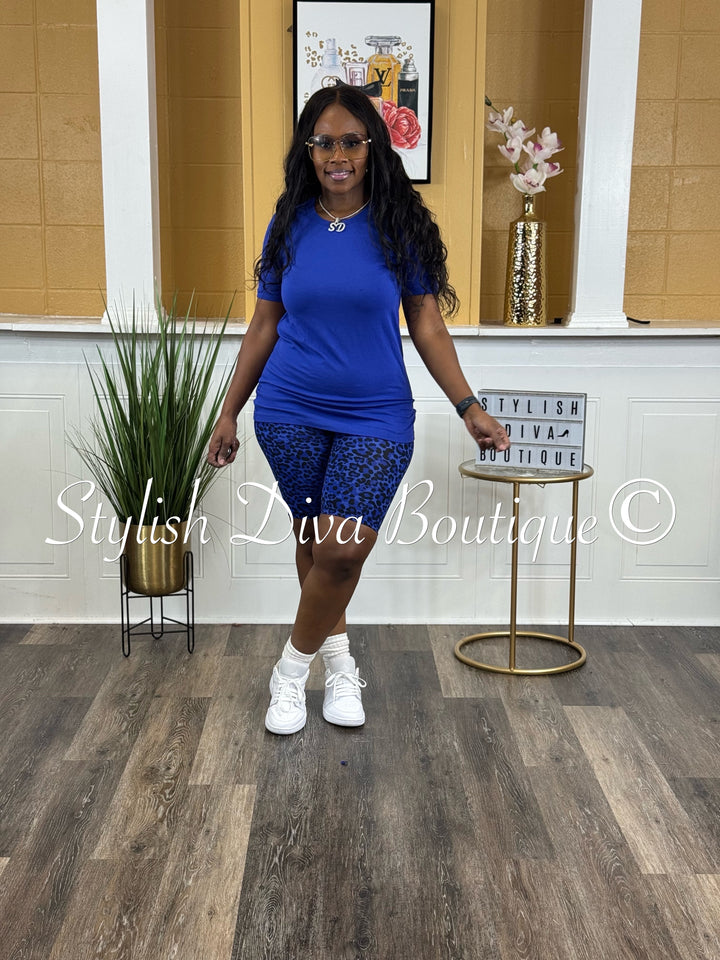 Wild Vibes Leopard Biker Sets