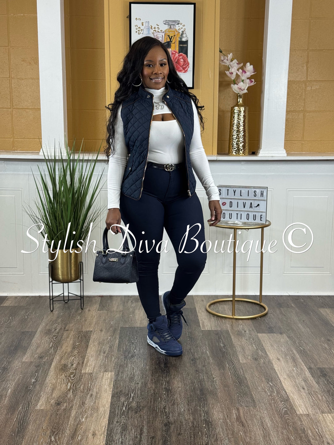 So Curvy Stretch Skinny Jeans up to 2XL (Dark Navy)