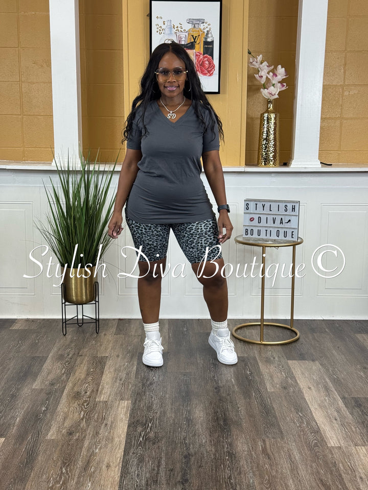 Wild Vibes Leopard Biker Sets