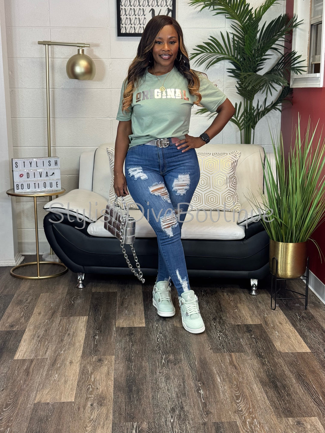 ORIGINAL Signature Graphic Tee (Sage Serenity)