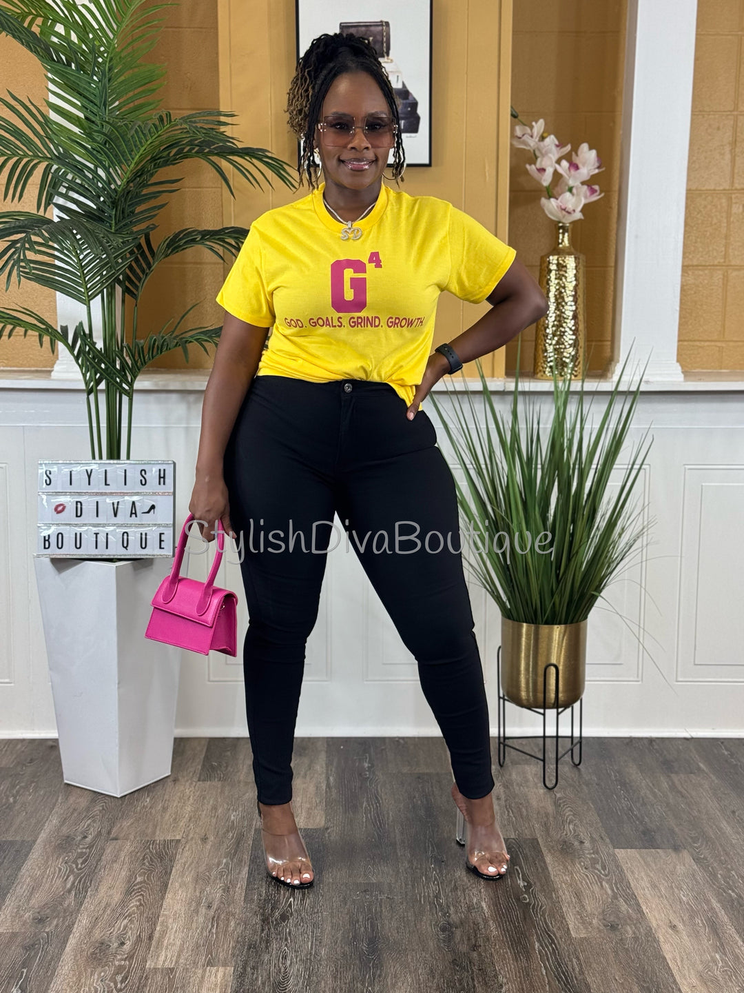 So Curvy Signature Skinny Jeans up to 4XL (Black)