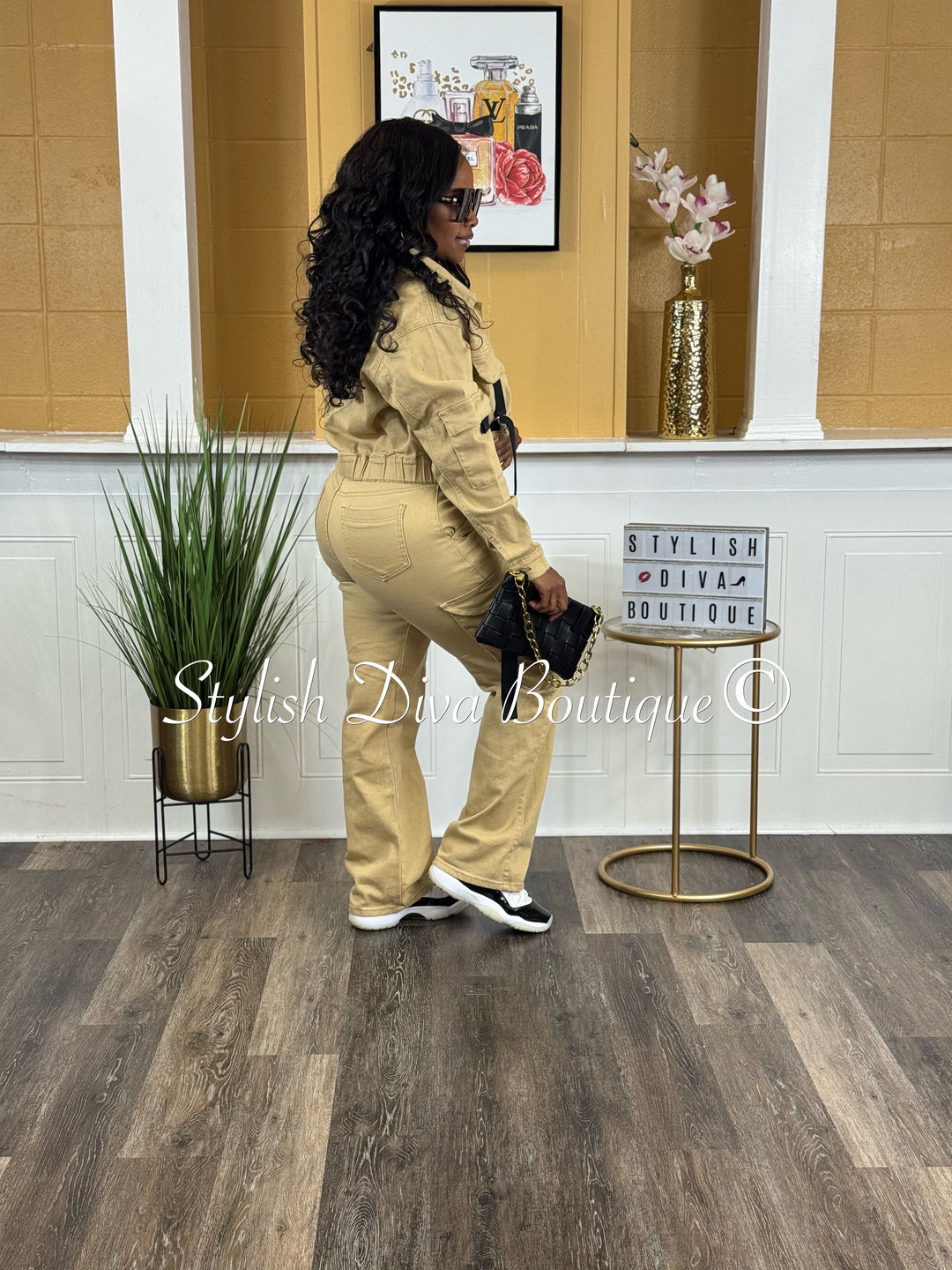 Power Play Cargo Pants (Khaki/Black)