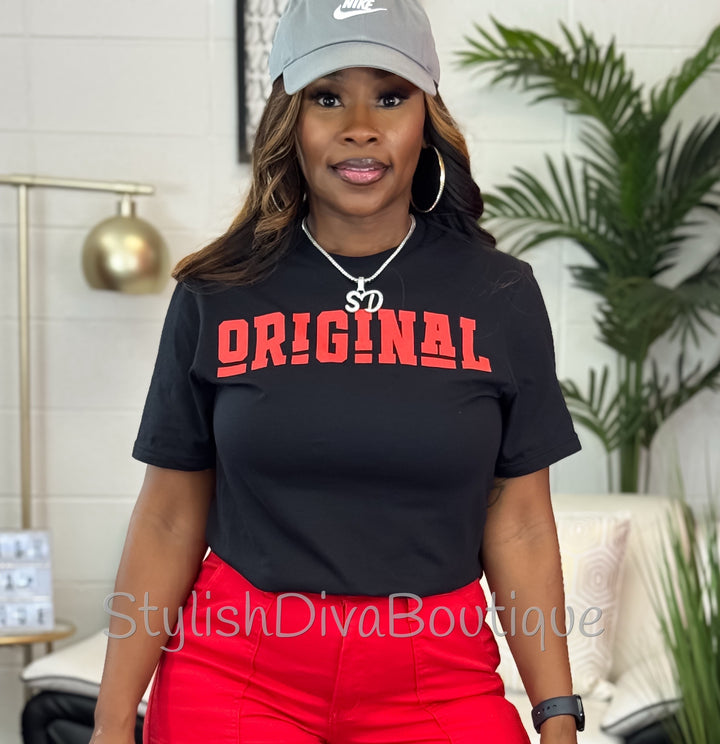 ORIGINAL T-Shirt (Red Print)