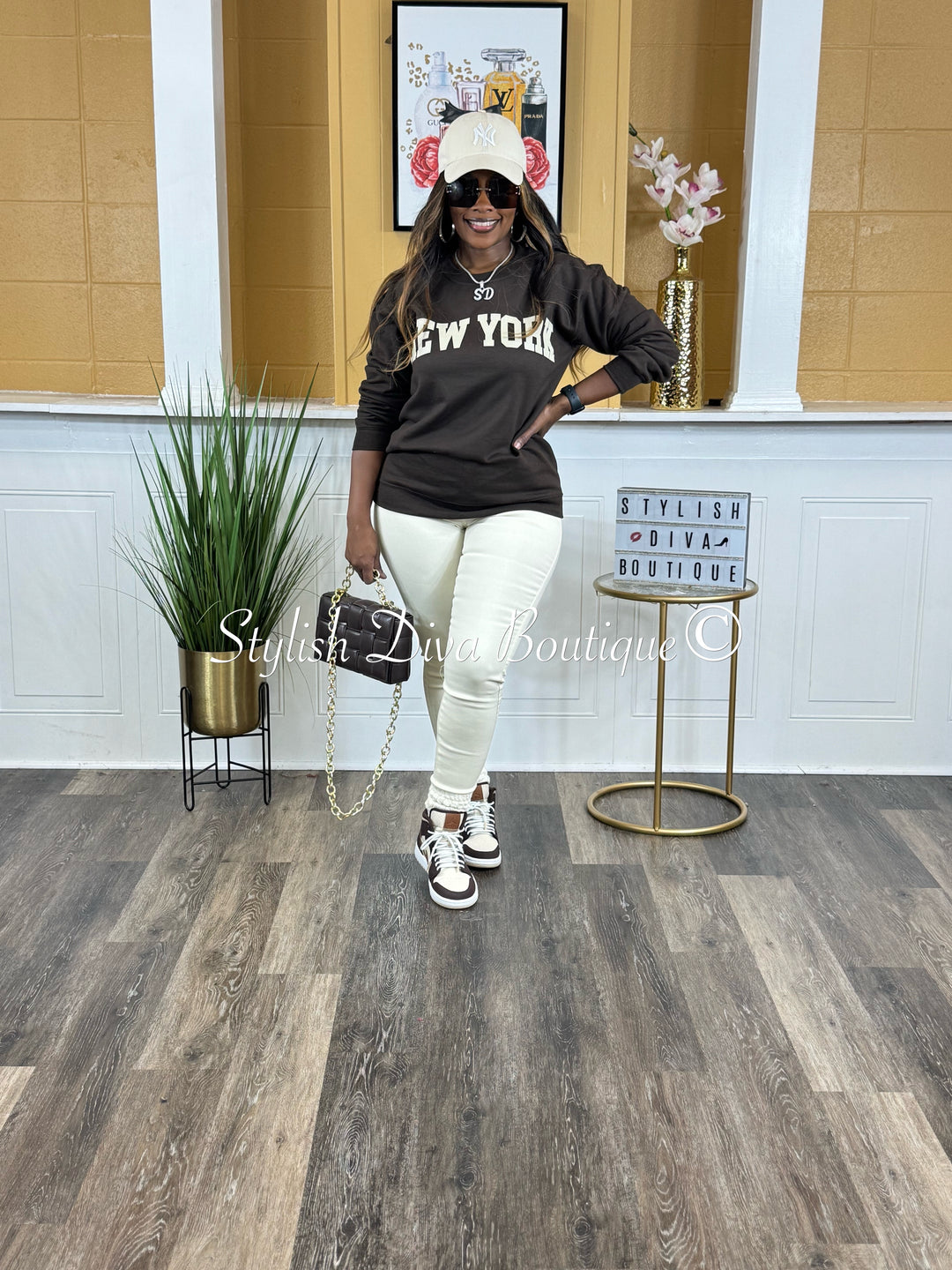 So Curvy Stretch Skinny Jeans up to 2XL (Cream)