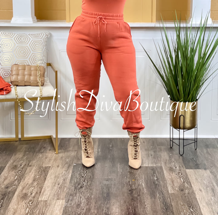 Stylish Luxe Joggers up to 3XL (Ash Copper)