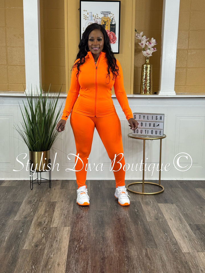 Flex Appeal Active Set (Neon Orange)