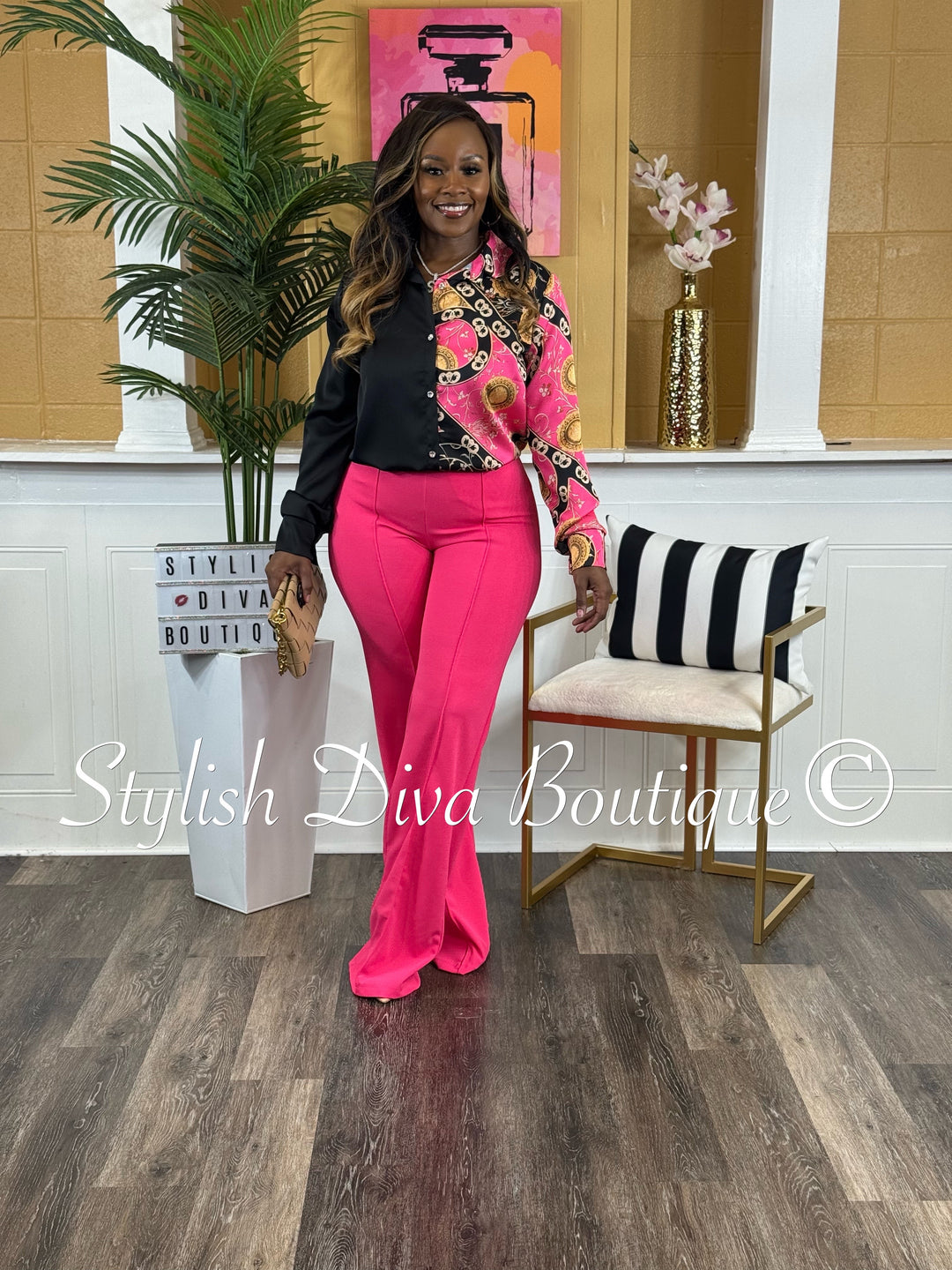 Gina Pants (Hot Pink)