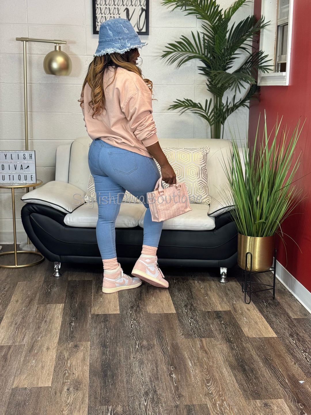 So Curvy Signature Skinny Jeans up to 4XL (Light Denim)