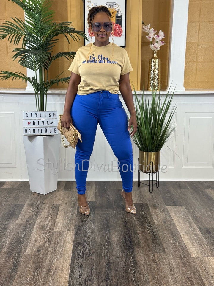 So Curvy Stretch Skinny Jeans up to 2XL (Royal Blue)