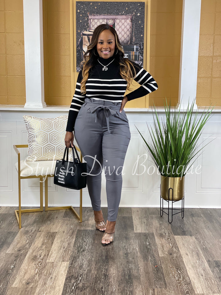 Luxe Diva Pants up to 3XL (Shadow Grey)