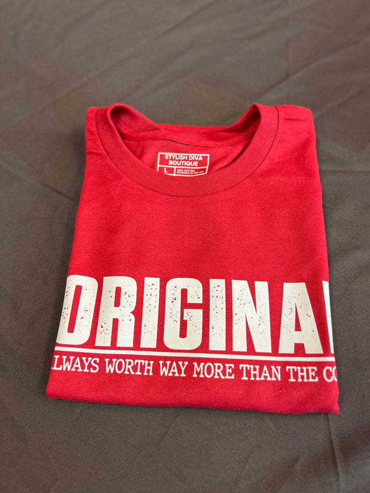 Stay ORIGINAL Graphic Tee (Grey Print)