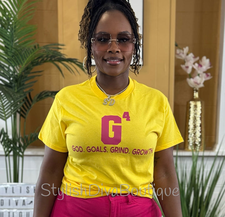 G-4 T-Shirt (Fuchsia Berry Print)