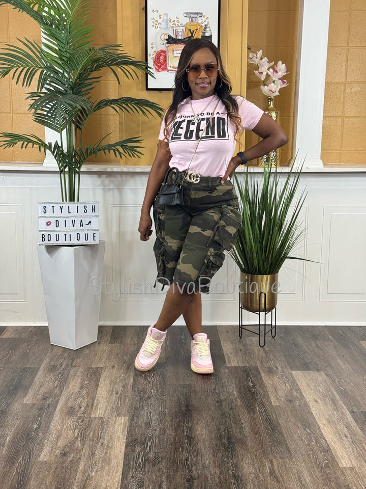 Casual Flex Camo Jorts up to 3XL