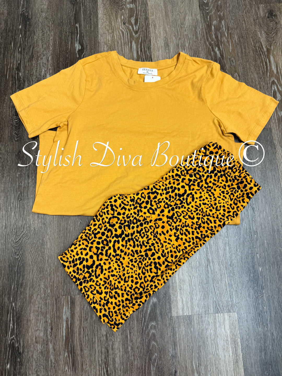 Wild Vibes Leopard Biker Sets