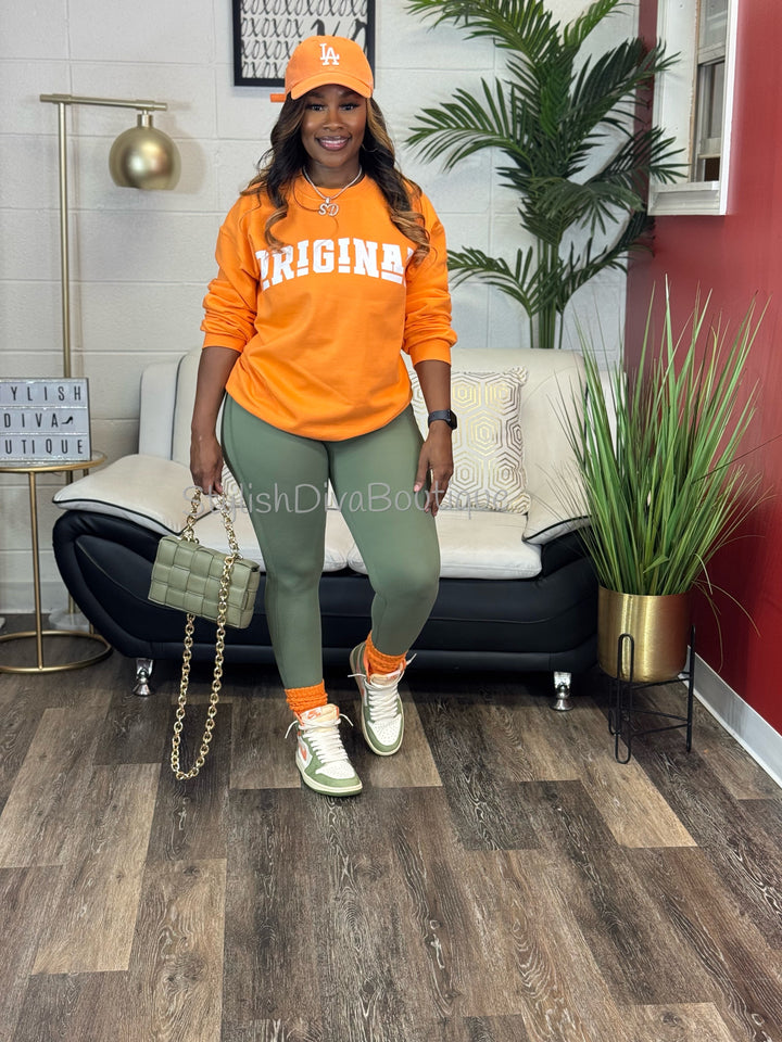 ORIGINAL Signature Sweatshirt (Tangerine Orange)