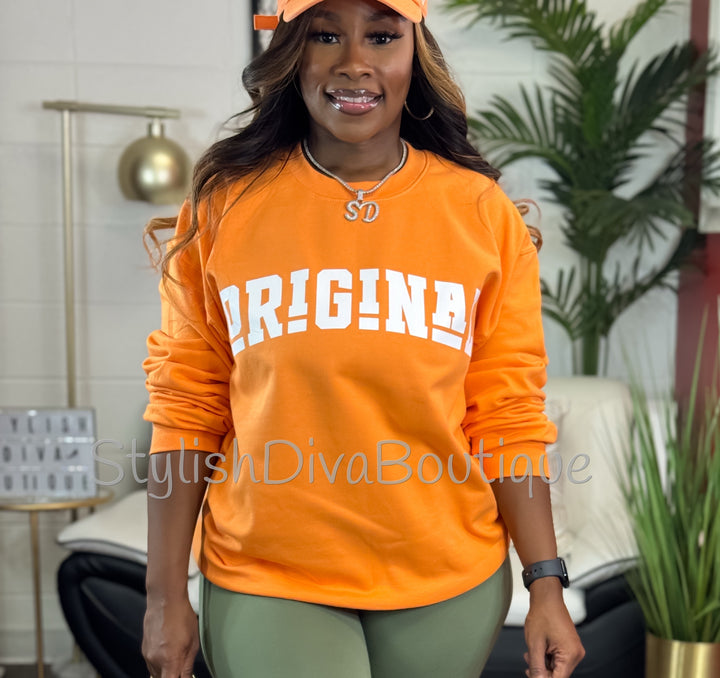 ORIGINAL Signature Sweatshirt (Tangerine Orange)