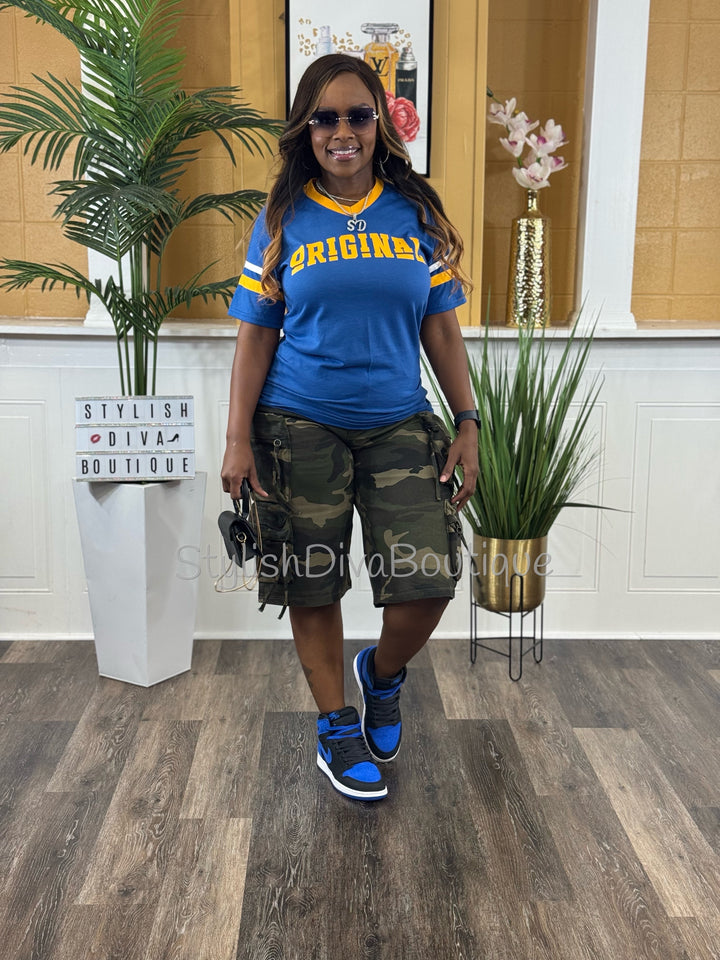 ORIGINAL Varsity Tee (Royal Gold)