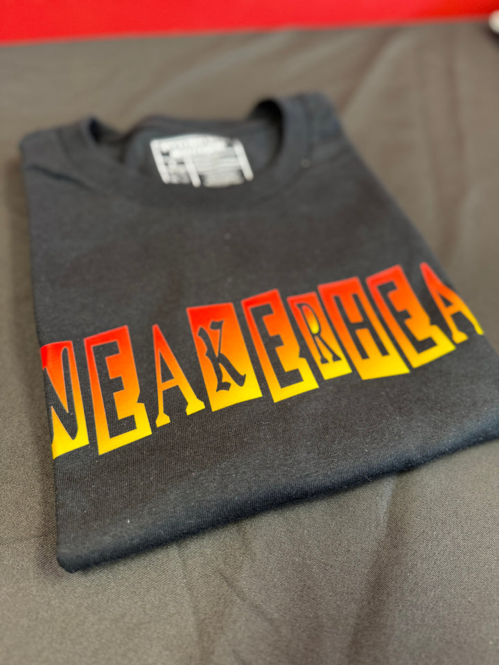 SNEAKERHEAD T-Shirt (Red/Orange/Yellow Ombre Print)