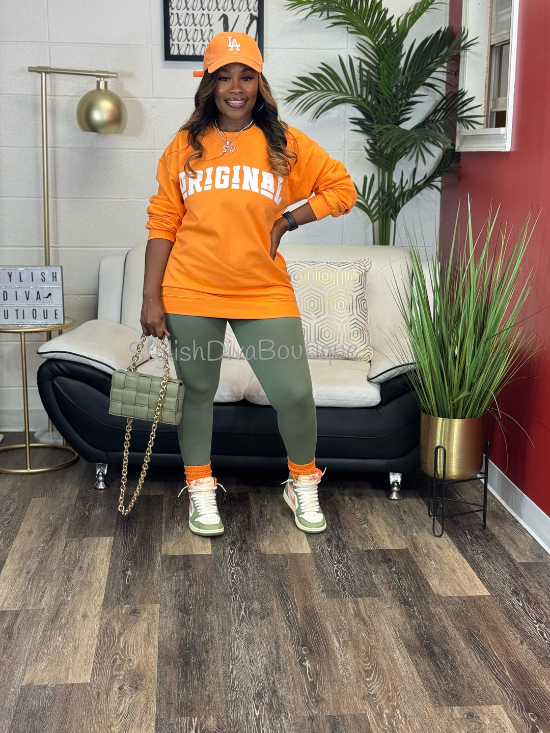 Butter Soft Microfiber Leggings up to 3XL (Lt Olive)