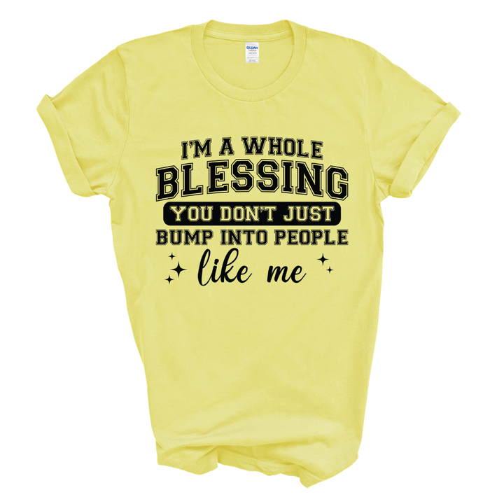 A Whole Blessing Graphic Tee (Black Print)