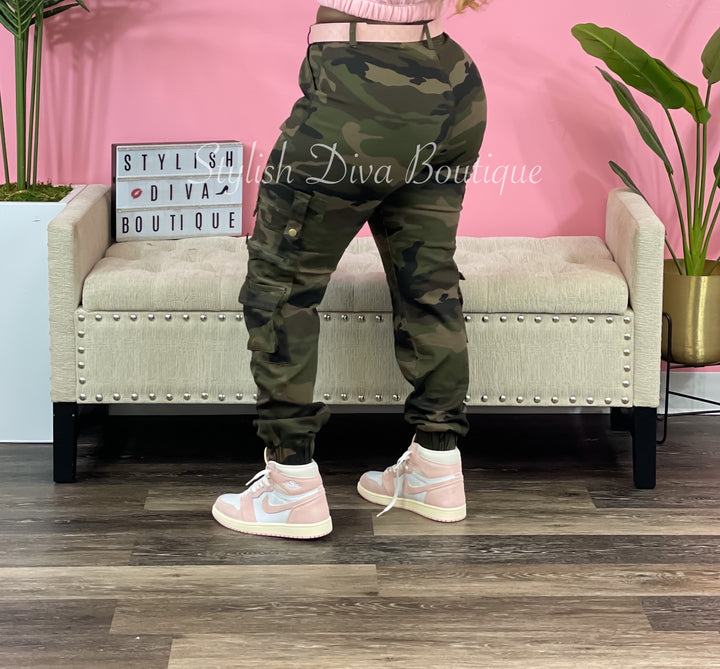No Regrets Camo Joggers up to 3XL *PREORDER SHIP DATE FRIDAY 09/29