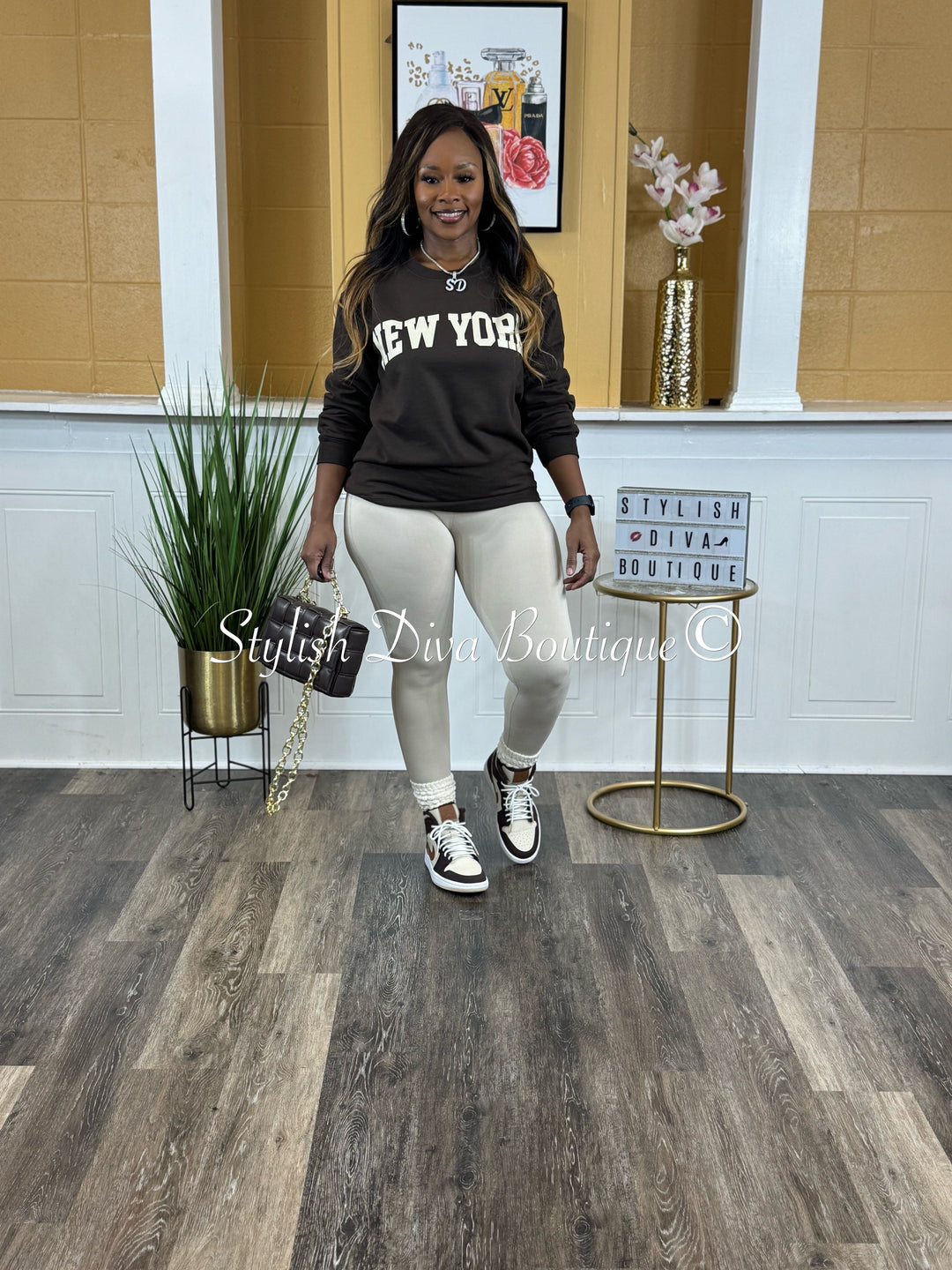 Butter Soft Microfiber Leggings (Beige)