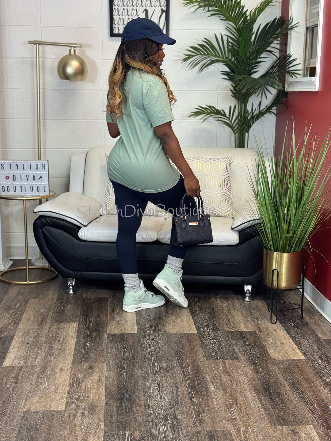 Let Them Keep Talking T-Shirt (Dark Navy Print)