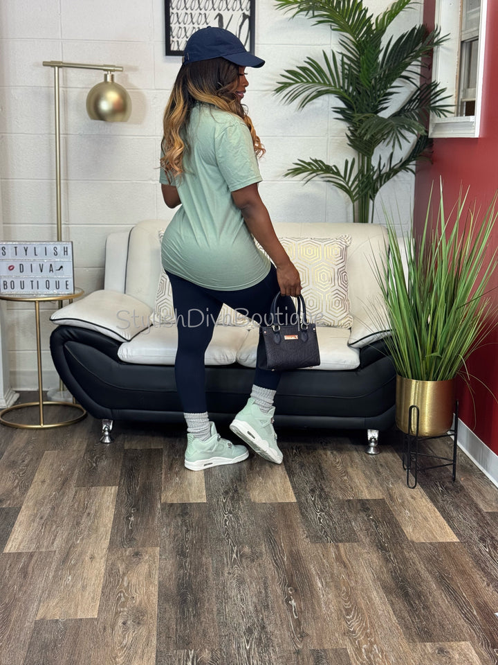 Let Them Keep Talking T-Shirt (Dark Navy Print)