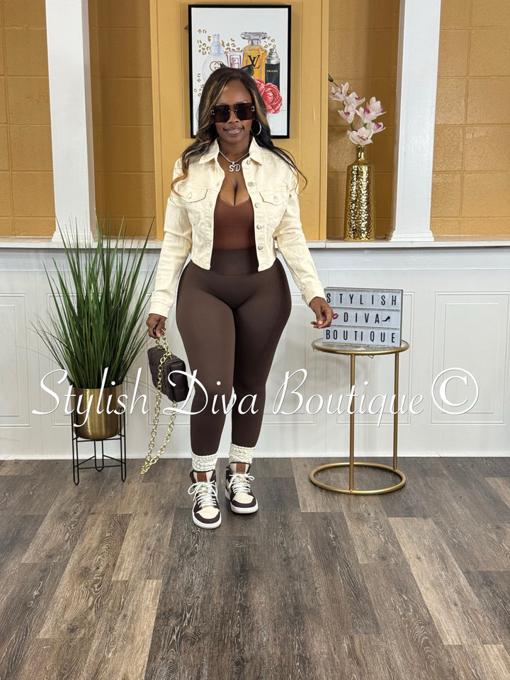 Brown Sugar Seamless Bodysuit