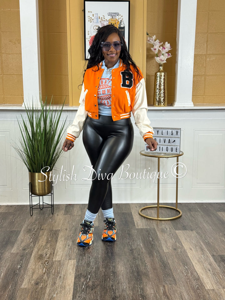 Faux Leather Leggings up to 3XL (Black)