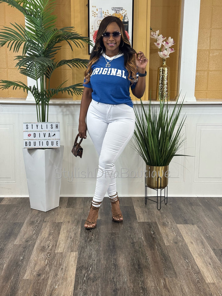 ORIGINAL Varsity Tee (True Blue)