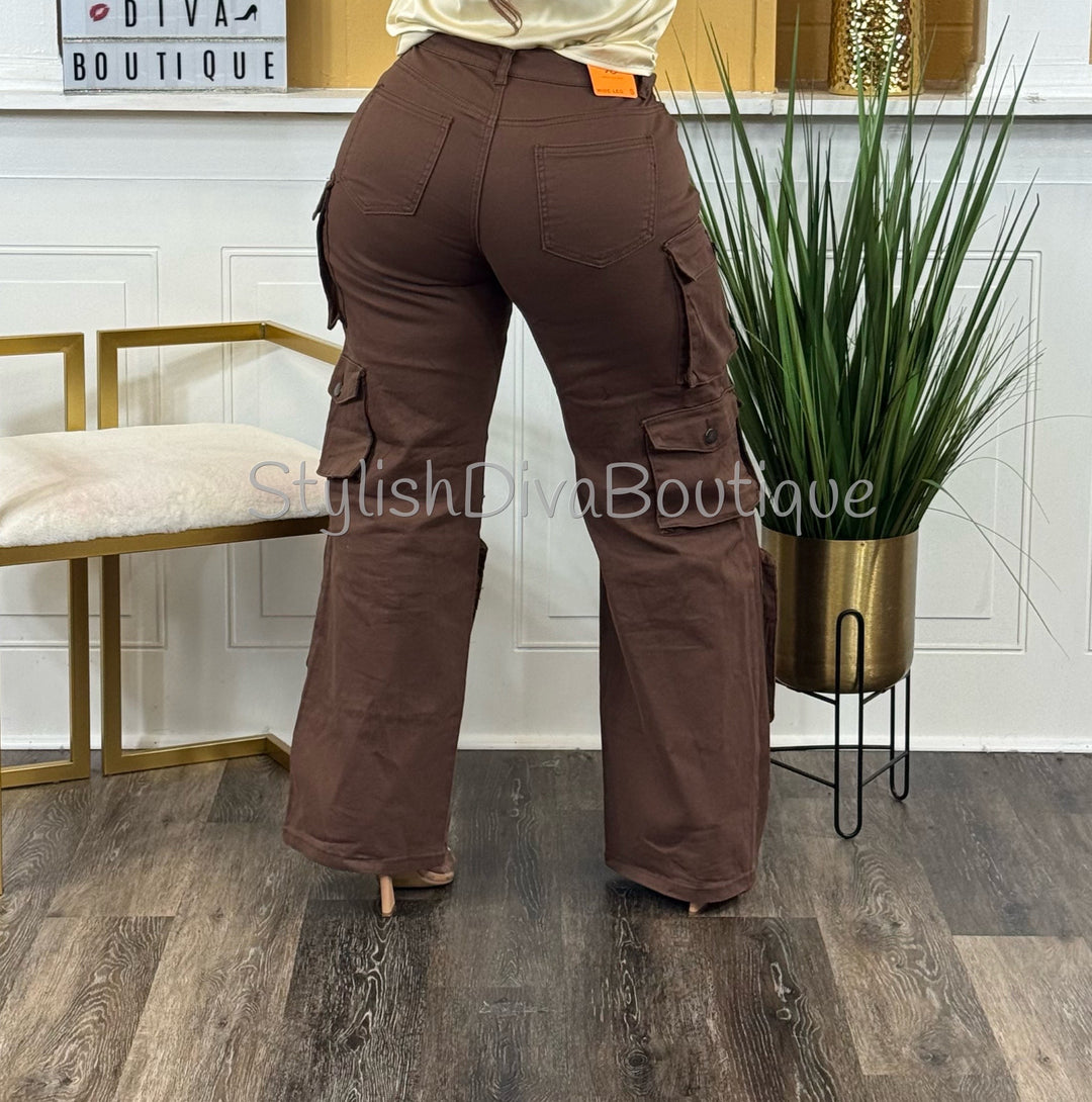 In My Element Cargo Pants (Brown)