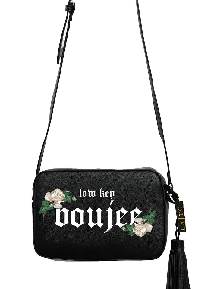 Low Key Boujee Boxy Bag (Black)