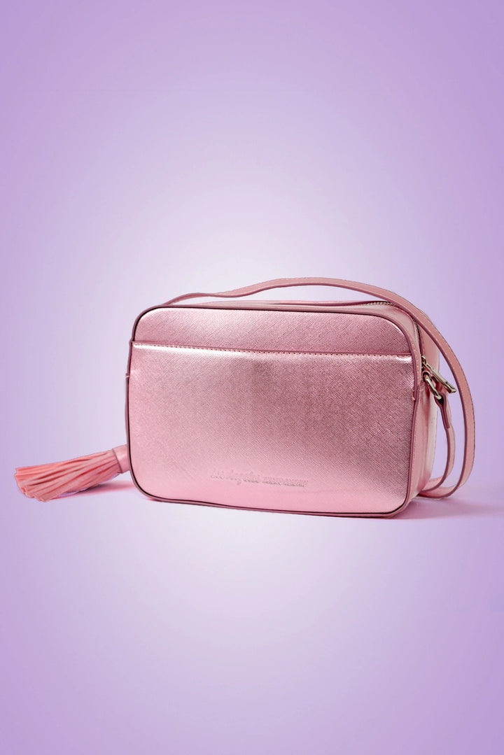 Favorite Daughter Boxy Bag (Metallic Pink)
