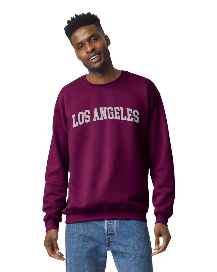 Los Angeles Sweatshirt Only up to 3XL (Grey Print)