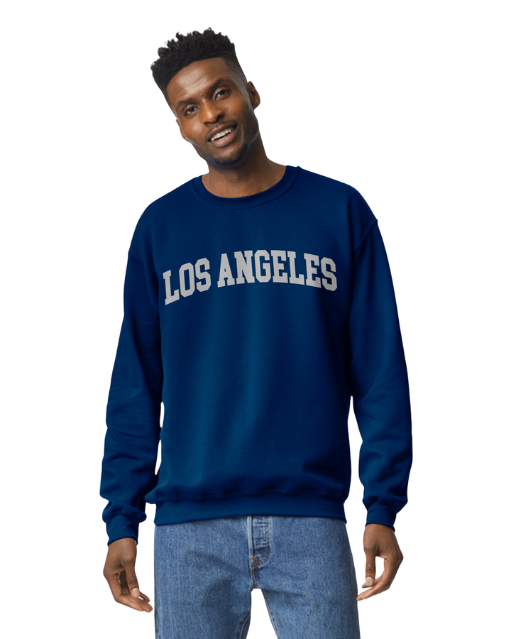 Los Angeles Sweatshirt Only up to 3XL (Grey Print)