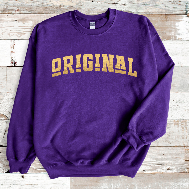 ORIGINAL Signature Sweatshirt Only up to 3XL (Metallic Gold Print)