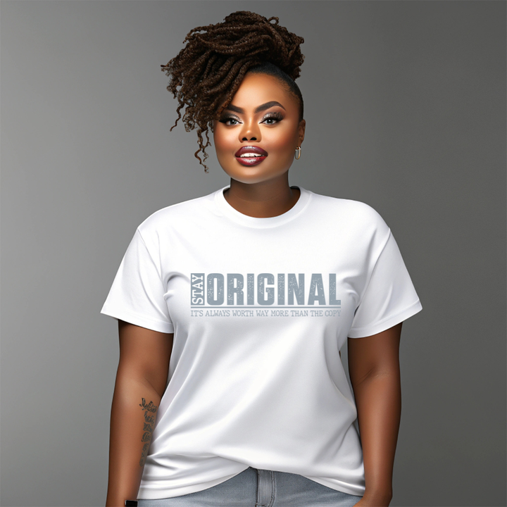 Stay ORIGINAL Graphic Tee (Grey Print)