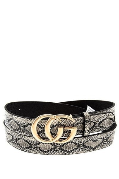 CG Fashion Belt (Snake Print)