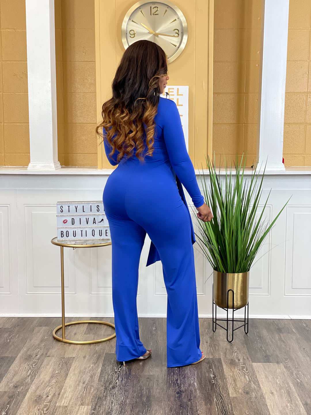 She's A Keeper Jumpsuit (Royal Blue)